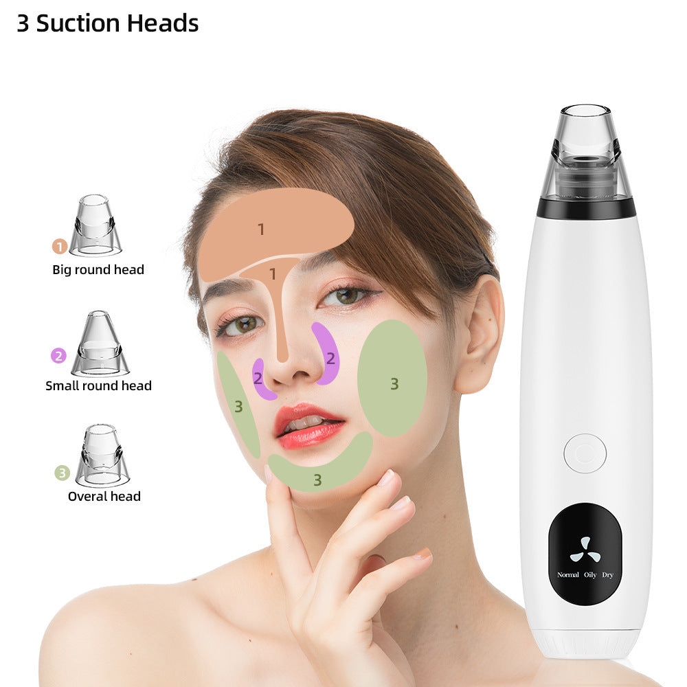 New Blackhead Vacuum Remover With LED Display Screen