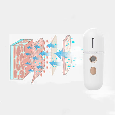 Home beauty instrument Mini steamer facial moisturizer