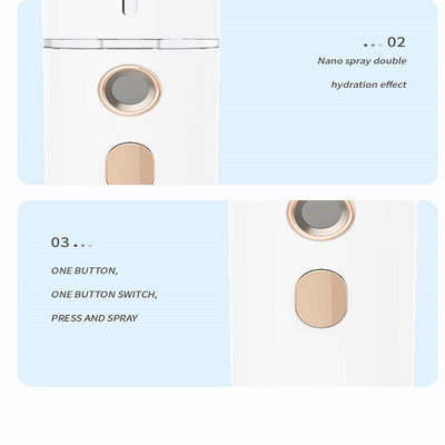 Home beauty instrument Mini steamer facial moisturizer