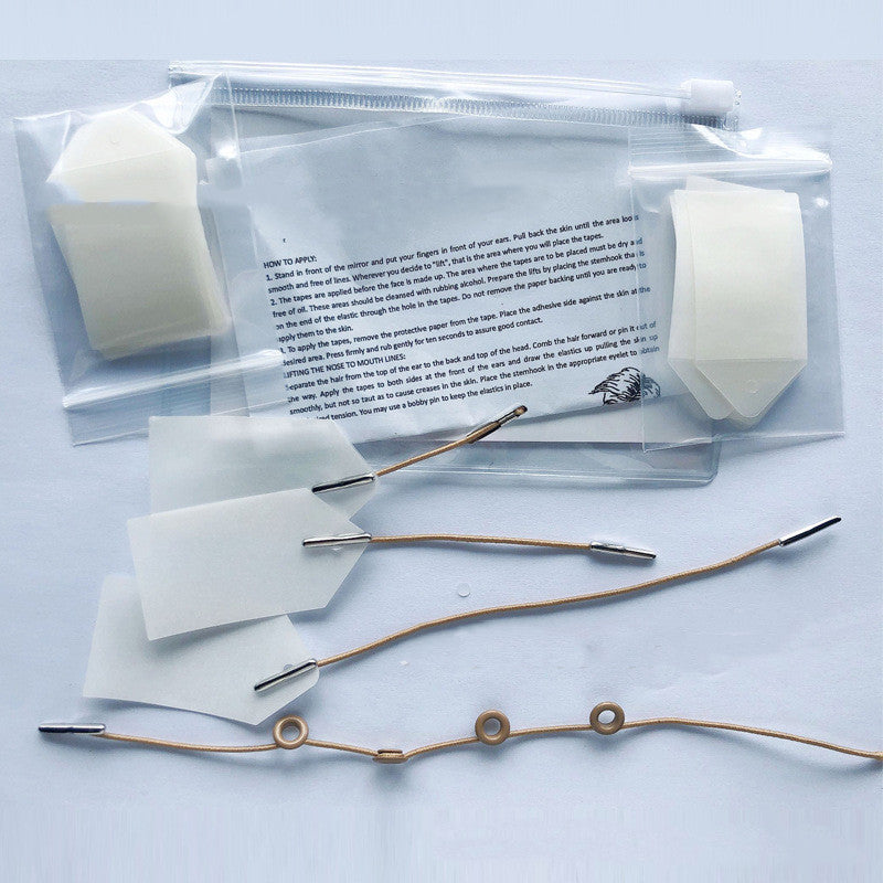 Face Pasters Lifting And Firming Face Lift Tape Face Pasters Fading Improve French Pattern Fishtail Invisible Facial Lifting Tool Skin Pulling Sticker