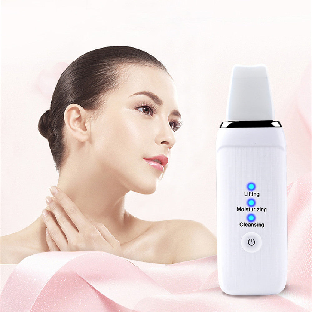New Ultrasonic Skin Cleaner Inductive Therapeutical Instrument