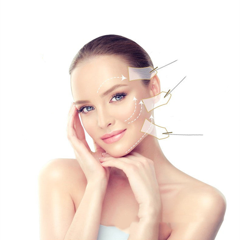 Face Pasters Lifting And Firming Face Lift Tape Face Pasters Fading Improve French Pattern Fishtail Invisible Facial Lifting Tool Skin Pulling Sticker