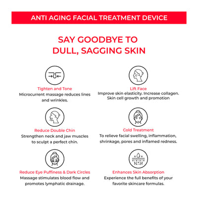 Beauty Instrument Pore Convergence EMS Skin Rejuvenation Micro Current